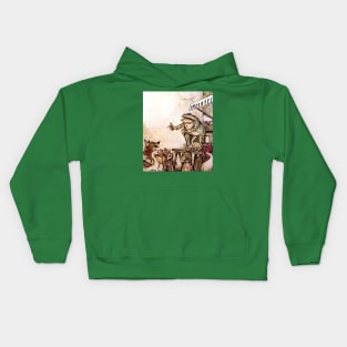 The Quack Frog - Arthur Rackham Kids Hoodie